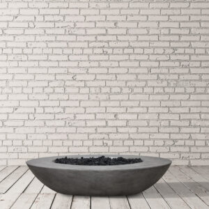 Prism Hardscapes 60" x 36" Ovale Concrete Fire Bowl