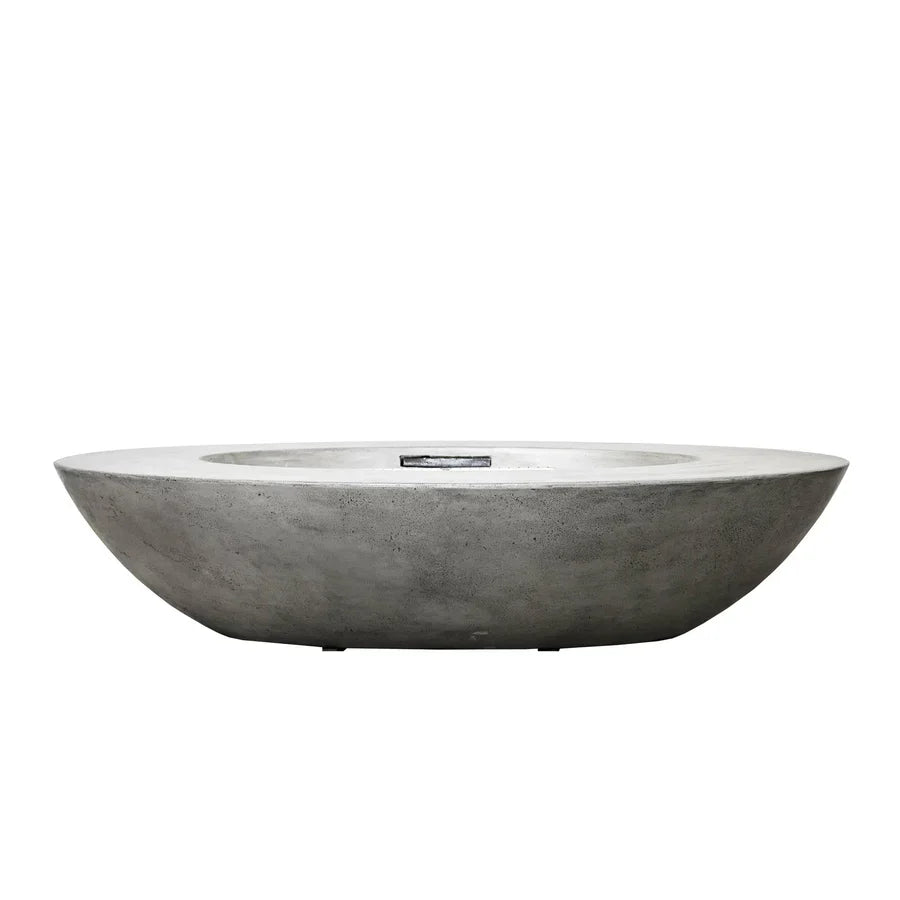 Prism Hardscapes 79" x 45" Ovale Concrete Fire Bowl