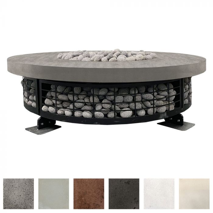 Prism Hardscapes Fuego Concrete Fire Table
