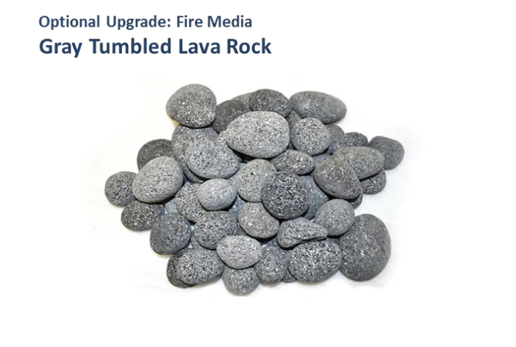 Prism Hardscapes 60" x 32" Tavola 8 Concrete Fire Table