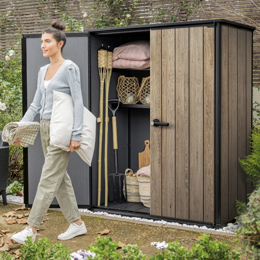 Signature Collection Vertical Shed - Ashwood