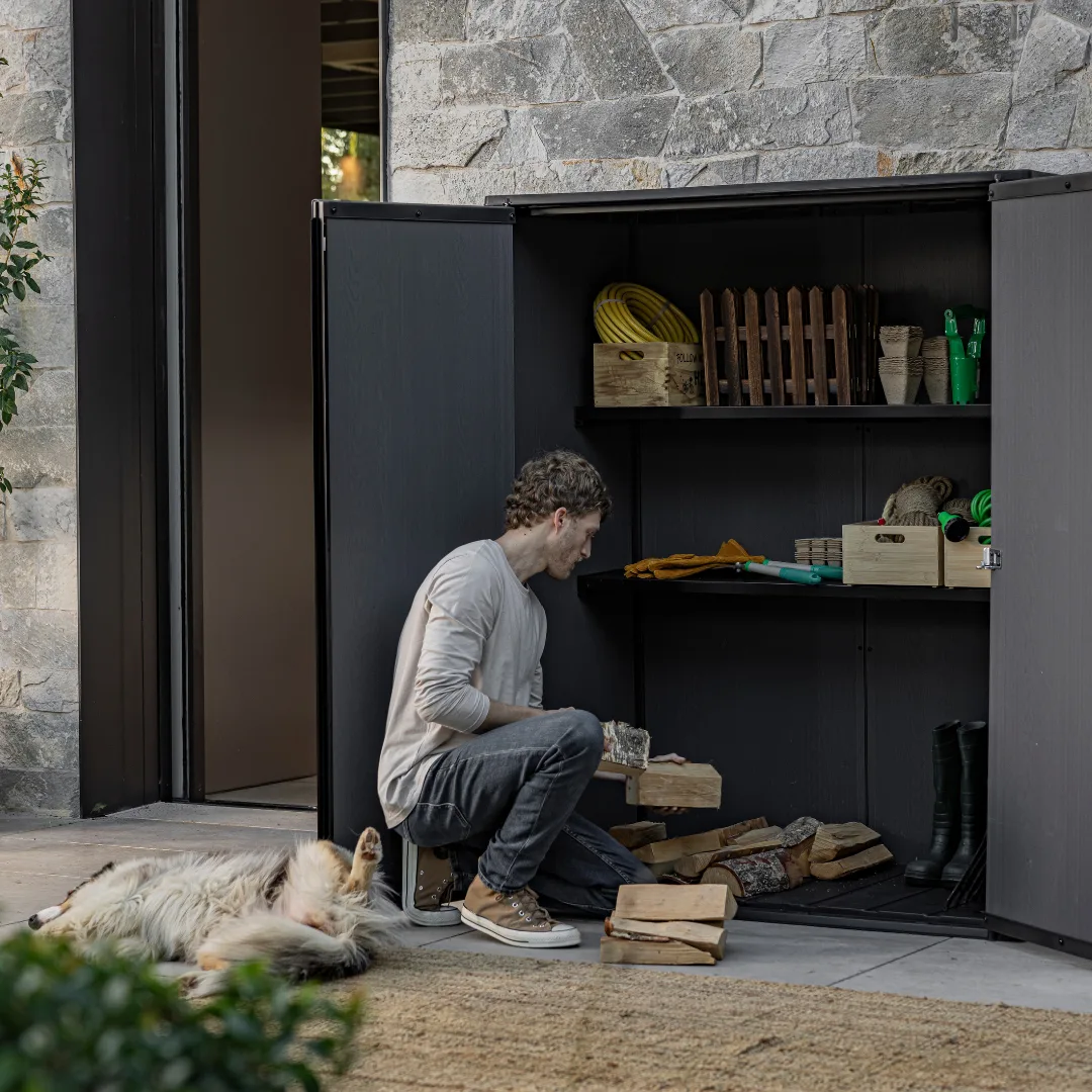 Signature Collection Vertical Shed - Ashwood