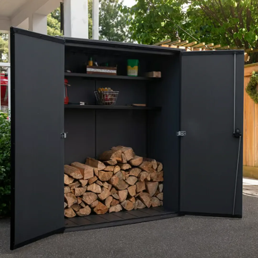 Signature Collection Vertical Shed - Ashwood