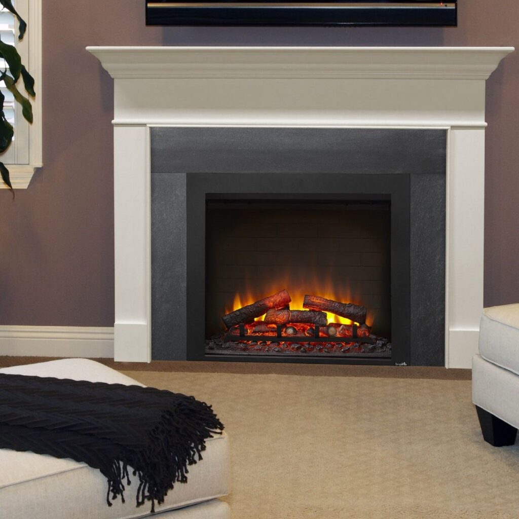 SimpliFire 36" Built-In Electric Fireplace (Model SF-BI36-EB)