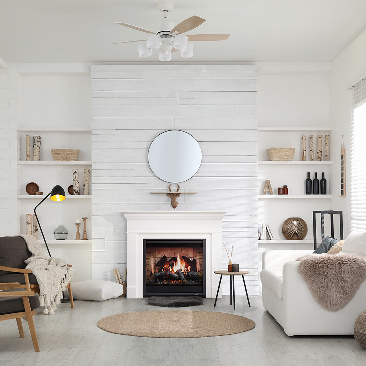 SimpliFire 36" Inception Traditional Electric Fireplace (Model SF-INC36)