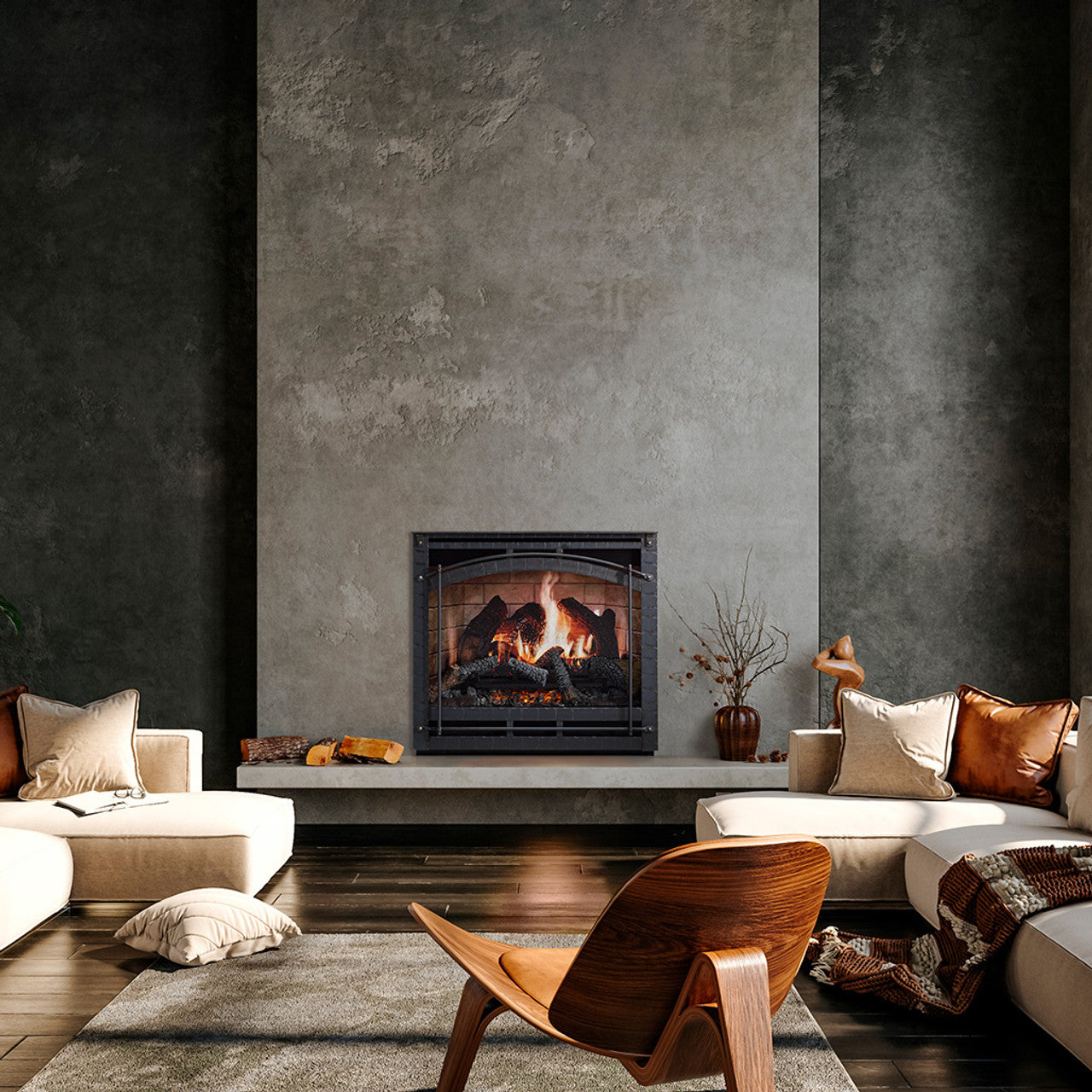 SimpliFire 36" Inception Traditional Electric Fireplace (Model SF-INC36)