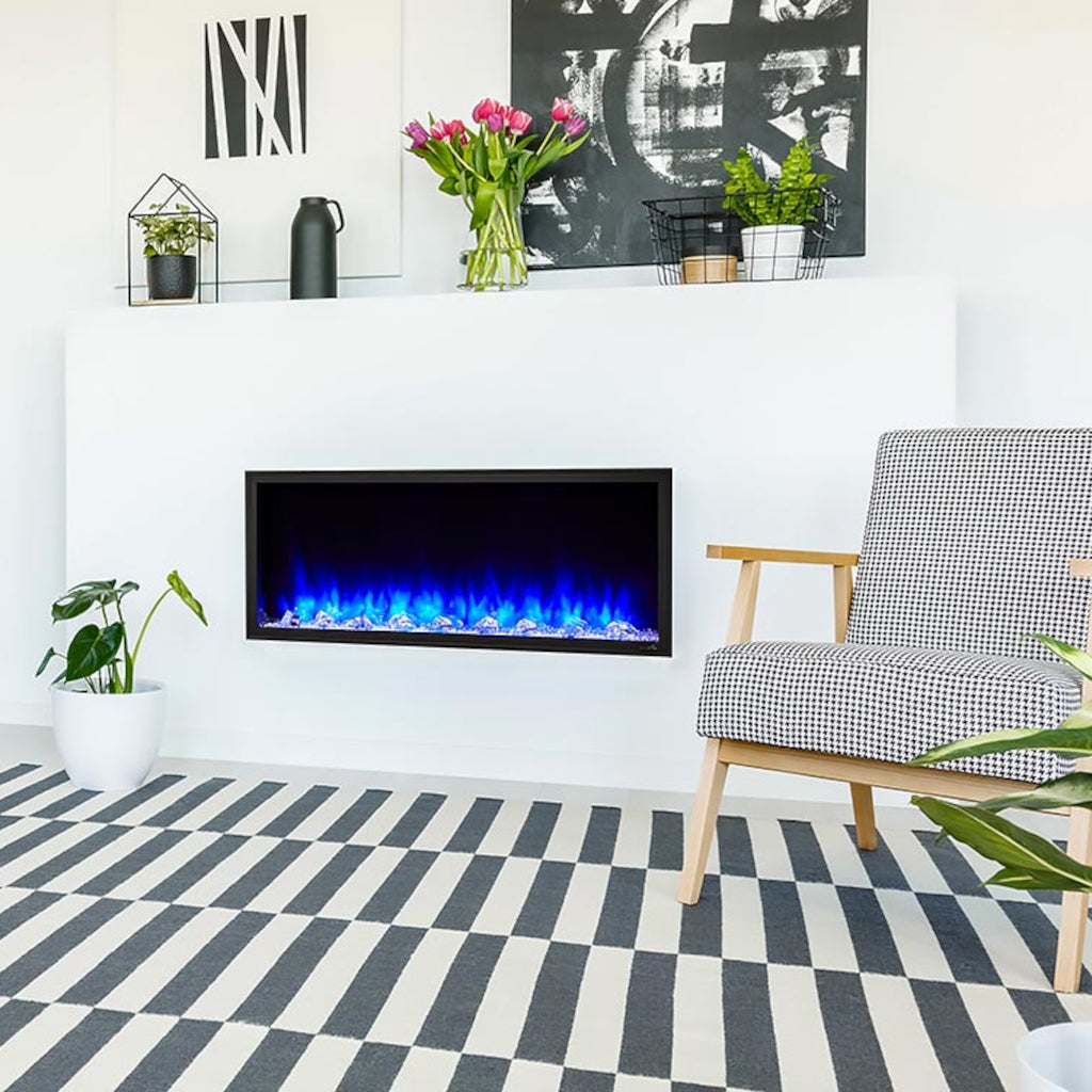 SimpliFire Scion 43" Built-In Linear Electric Fireplace (Model SF-SCN43)