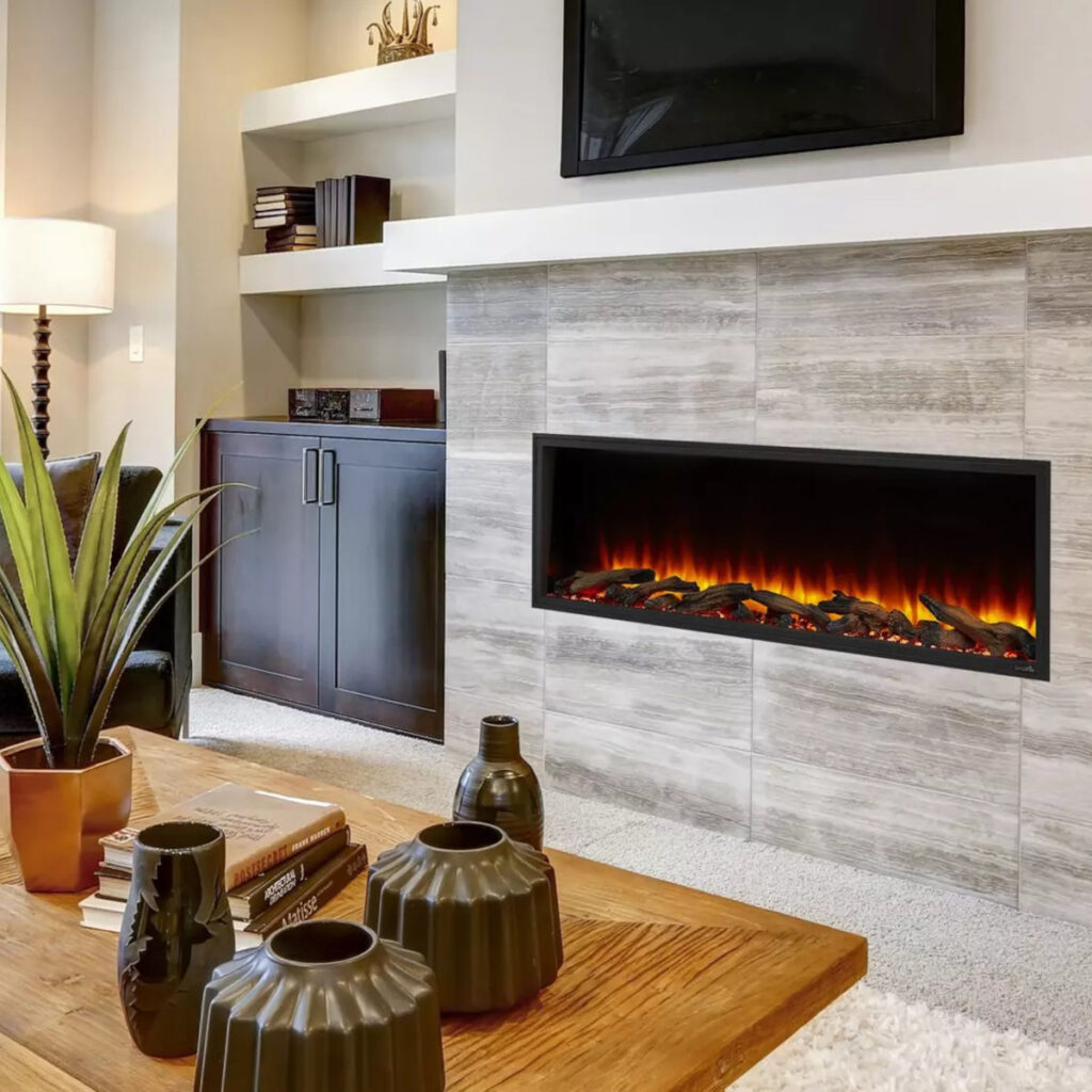 SimpliFire Scion 55" Built-In Linear Electric Fireplace (Model SF-SCN55)
