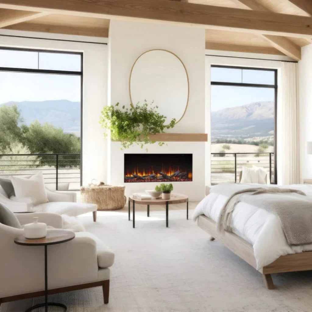 SimpliFire Triton 50-Inch Multi-View Smart Electric Fireplace (Model SF-TR50)