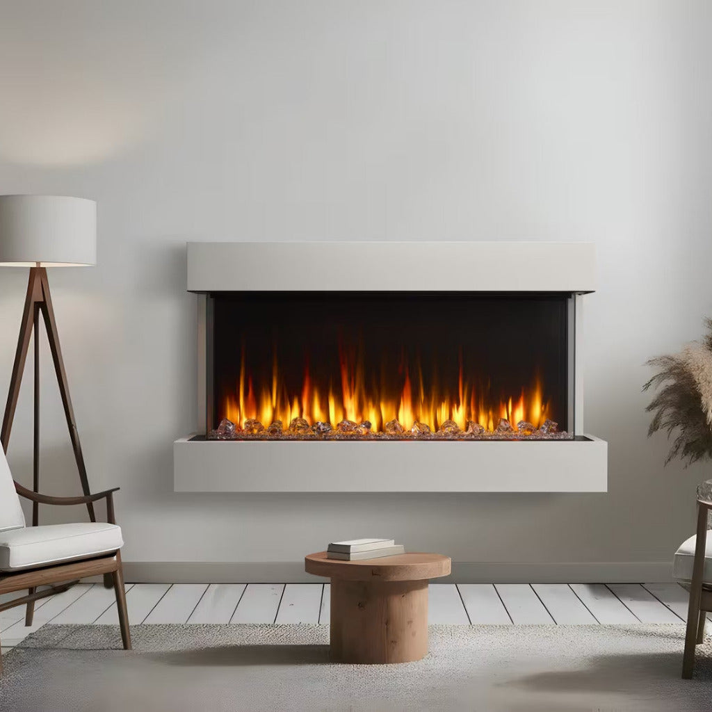 SimpliFire Triton 50-Inch Multi-View Smart Electric Fireplace (Model SF-TR50)