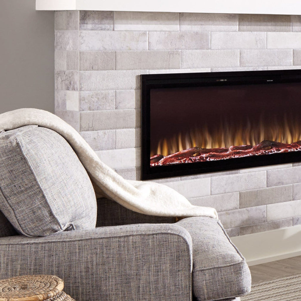 Touchstone Sideline Elite 84" Linear Flush Mount WiFi Smart Electric Fireplace (Model 80050)