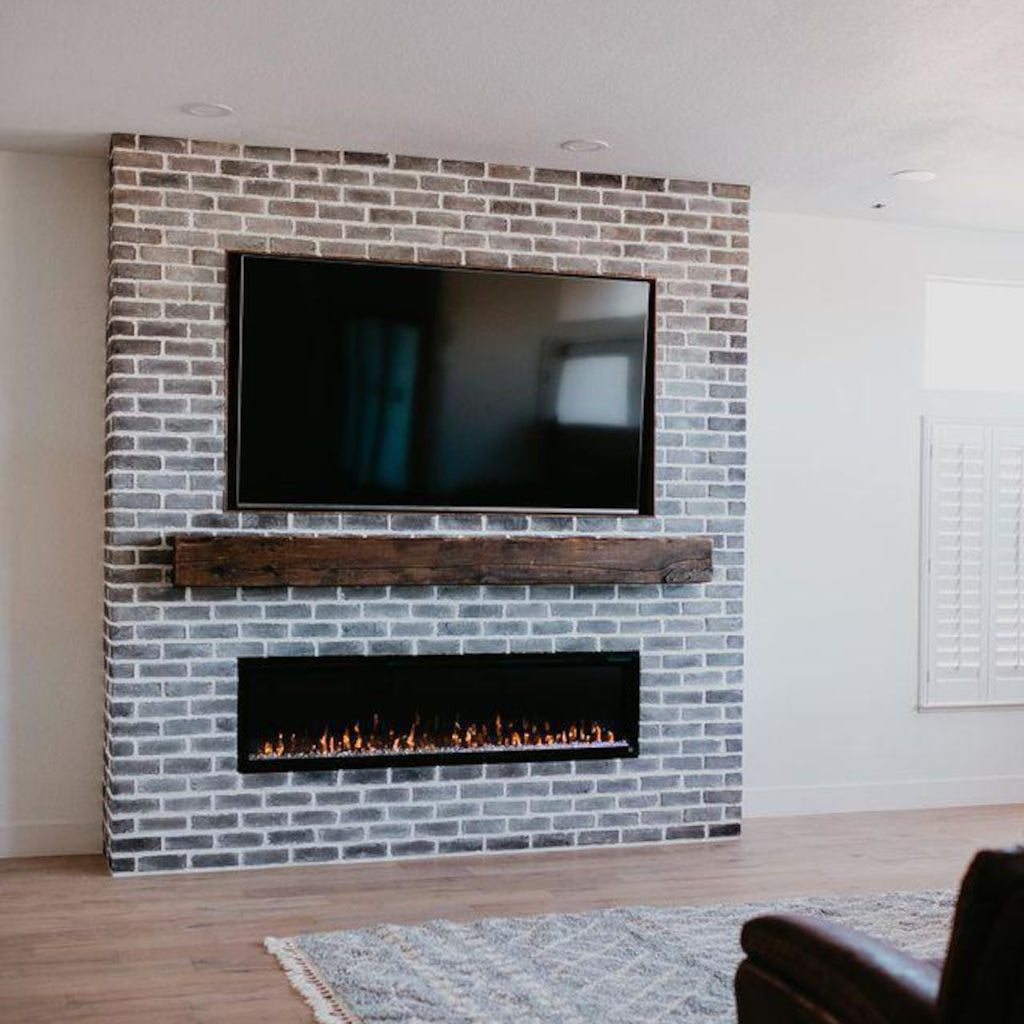 Touchstone Sideline Elite 84" Linear Flush Mount WiFi Smart Electric Fireplace (Model 80050)