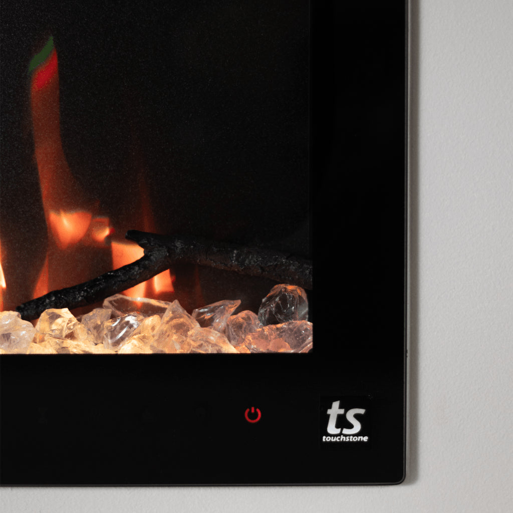 Touchstone Sideline Fury 57" Recessed Smart Electric Fireplace (Model 80055)