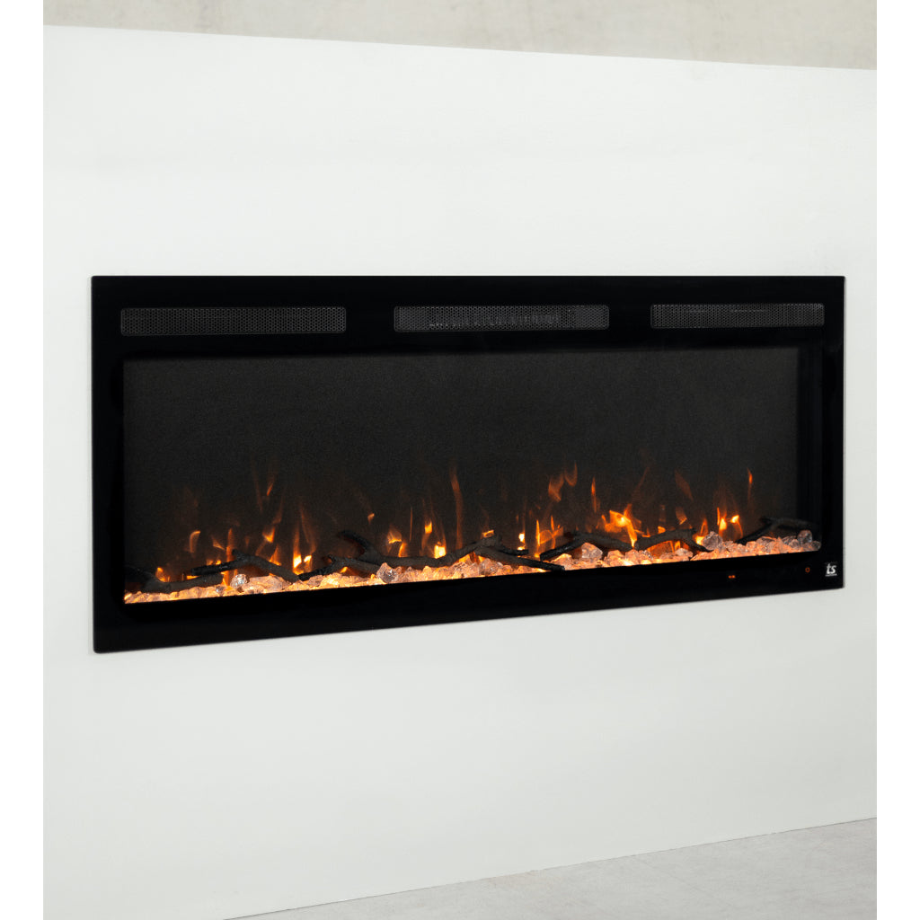 Touchstone Sideline Fury 57" Recessed Smart Electric Fireplace (Model 80055)