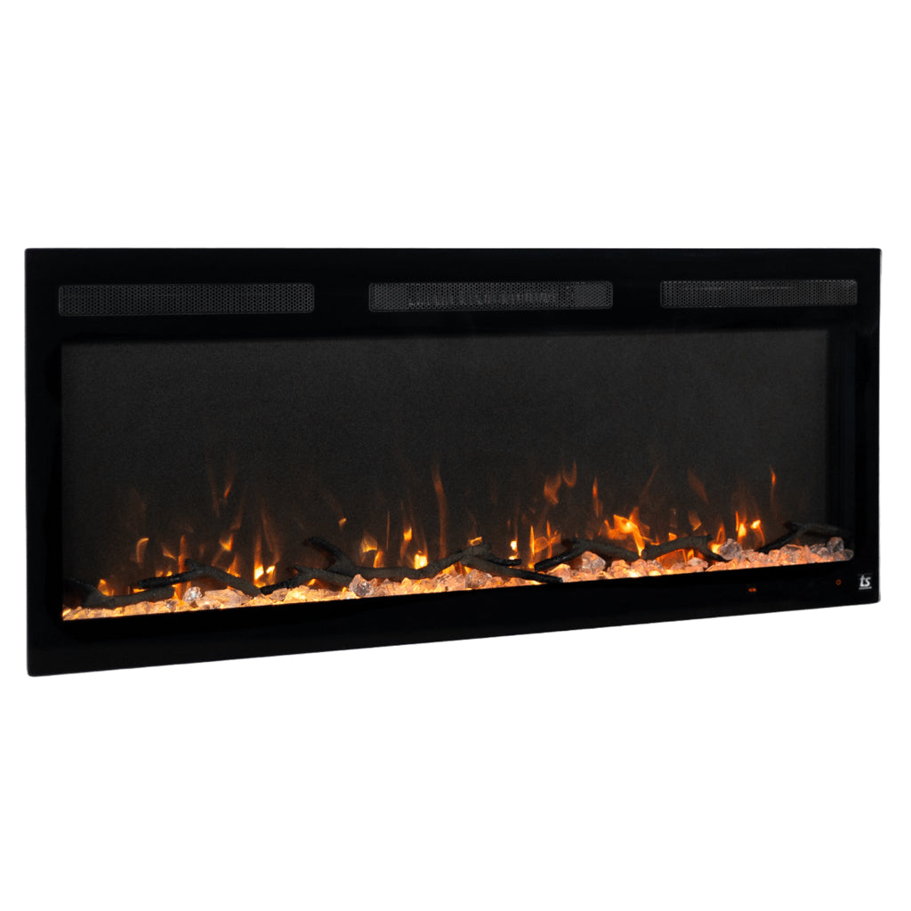 Touchstone Sideline Fury 57" Recessed Smart Electric Fireplace (Model 80055)
