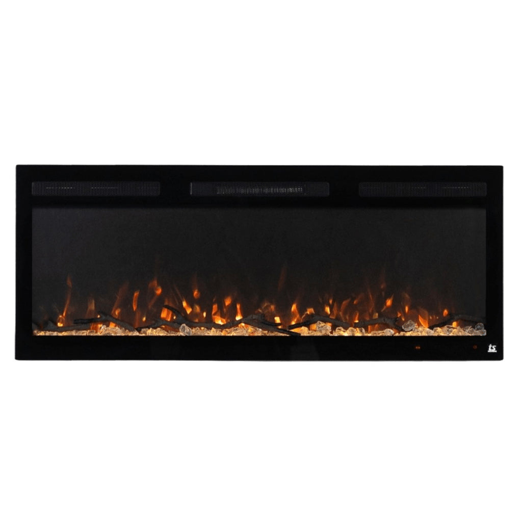 Touchstone Sideline Fury 57" Recessed Smart Electric Fireplace (Model 80055)