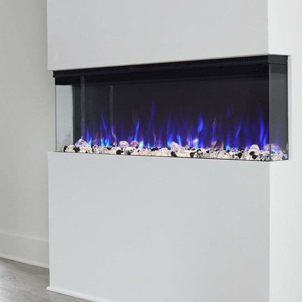 Touchstone Sideline Infinity Pro 50" 3-Sided WiFi Smart Recessed Electric Fireplace (Model 80045)