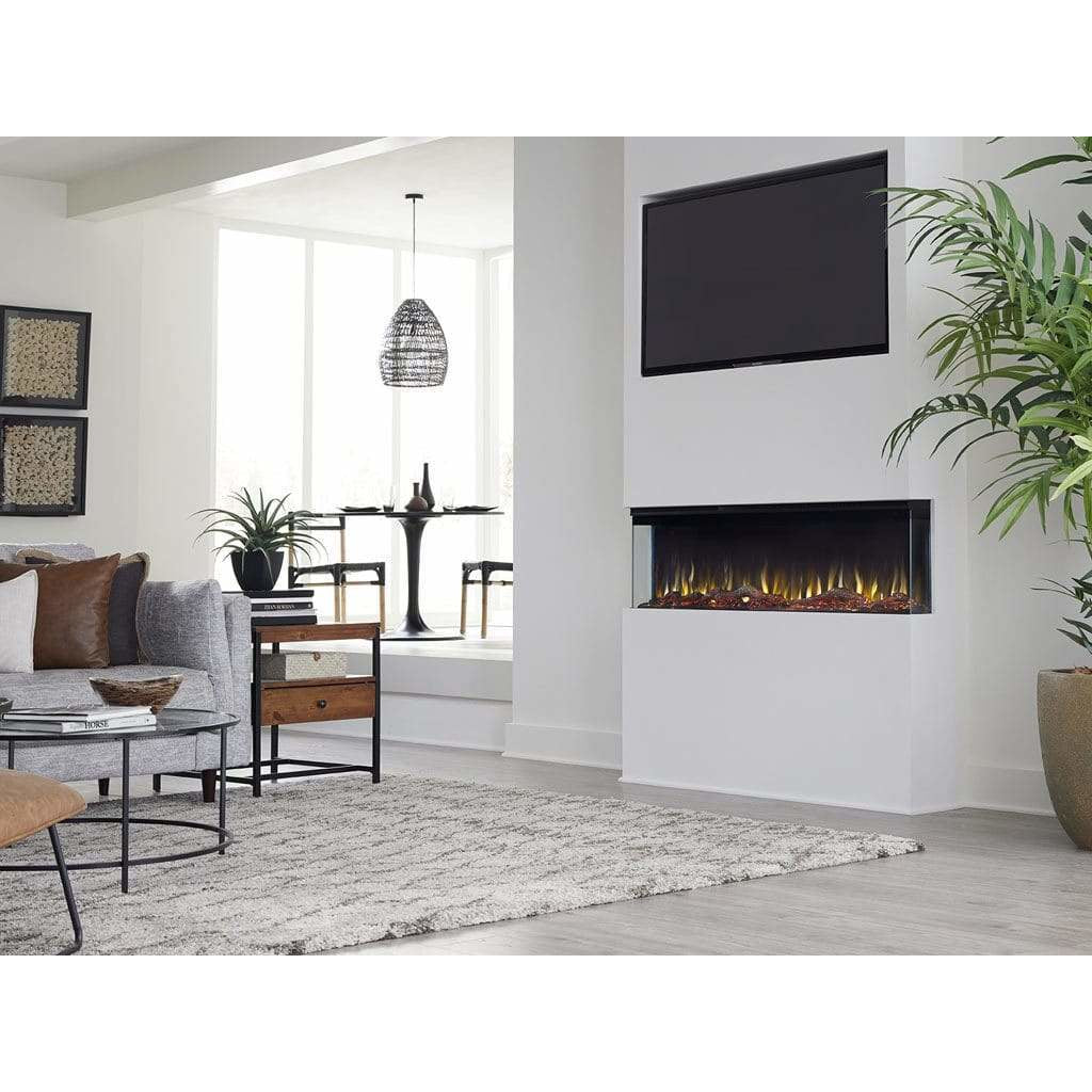 Touchstone Sideline Infinity Pro 50" 3-Sided WiFi Smart Recessed Electric Fireplace (Model 80045)
