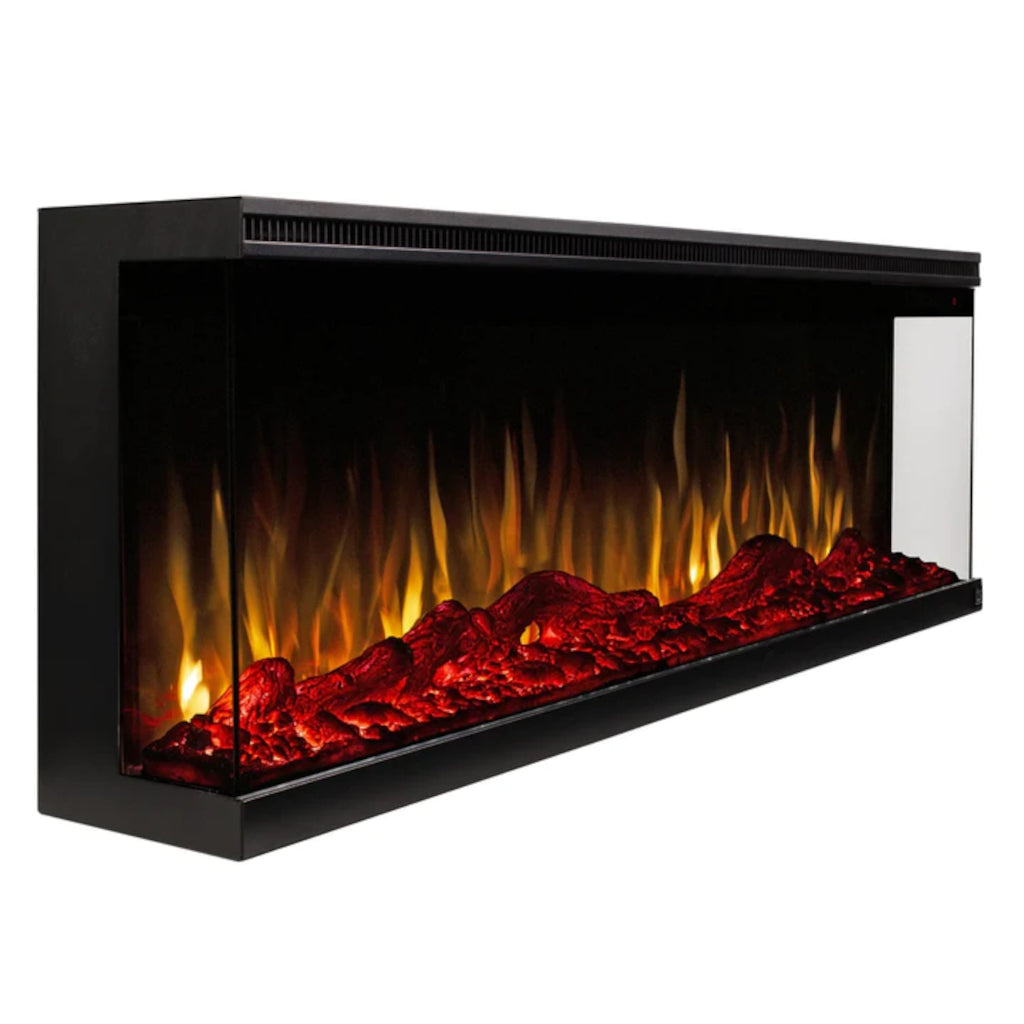 Touchstone Sideline Infinity Pro 60" 3-Sided WiFi Smart Recessed Electric Fireplace (Model 80046)