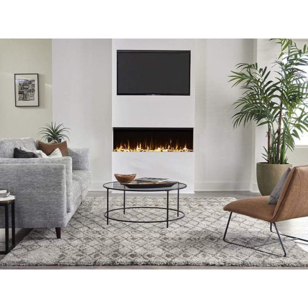 Touchstone Sideline Infinity Pro 72" 3-Sided WiFi Smart Recessed Electric Fireplace (Model 80051)