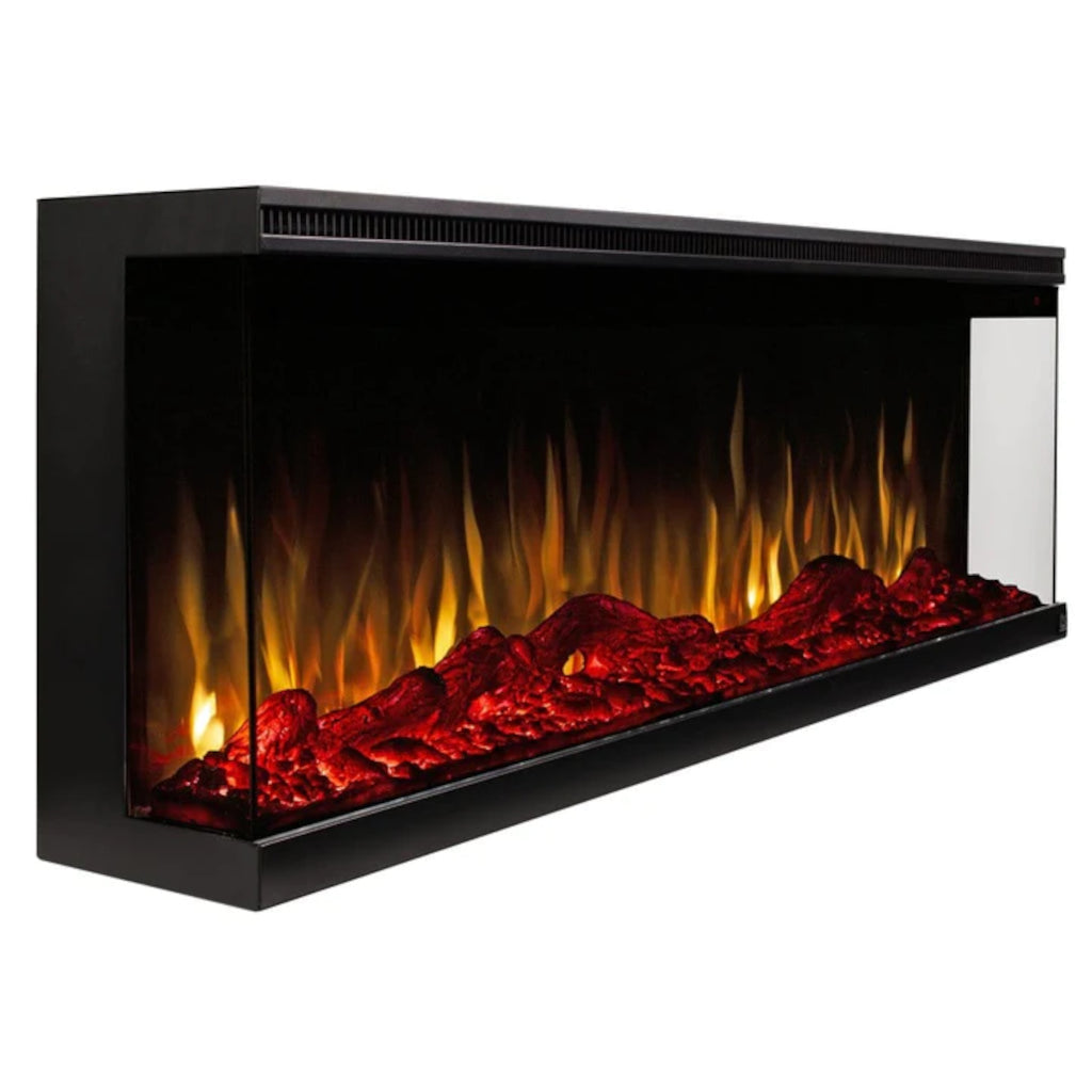 Touchstone Sideline Infinity Pro 72" 3-Sided WiFi Smart Recessed Electric Fireplace (Model 80051)